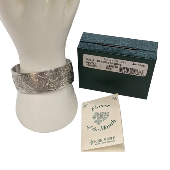 kirk stieff Jewelry - Kirk Stieff Pewter Cuff Bracelet